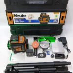 Kzubr KLL-G16-ZJ 4D 16-line 360° green laser level kit