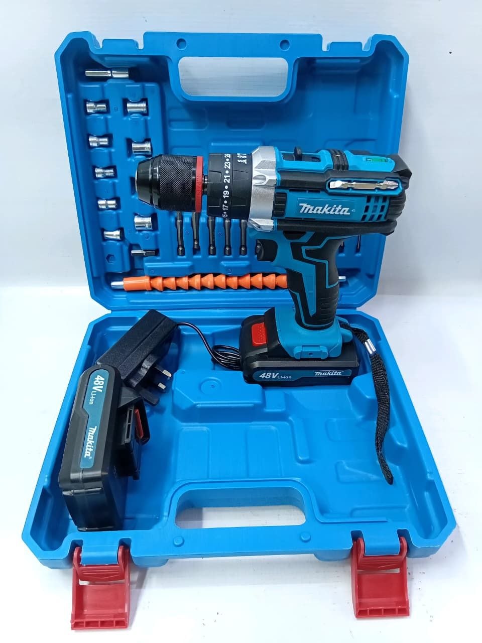 8e4d8dcb-9473-4b8b-ae78-8349031c2a88 Makita 48V Cordless Drill Driver Set - Image 1