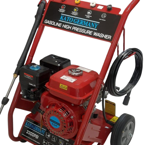 Kato Germany KPW800 Petrol High Pressure Washer – 8.0HP, 3300PSI