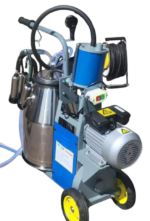 Milano Single Cow Electric Milking Machine – 25L Stainless Steel Bucket - Image 2