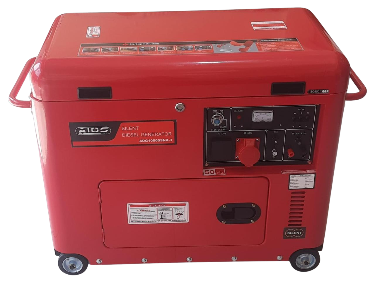 image7 AICO ADG6000SN Silent Diesel Generator – 7.5kVA, Single Phase, Key Start - Image 3